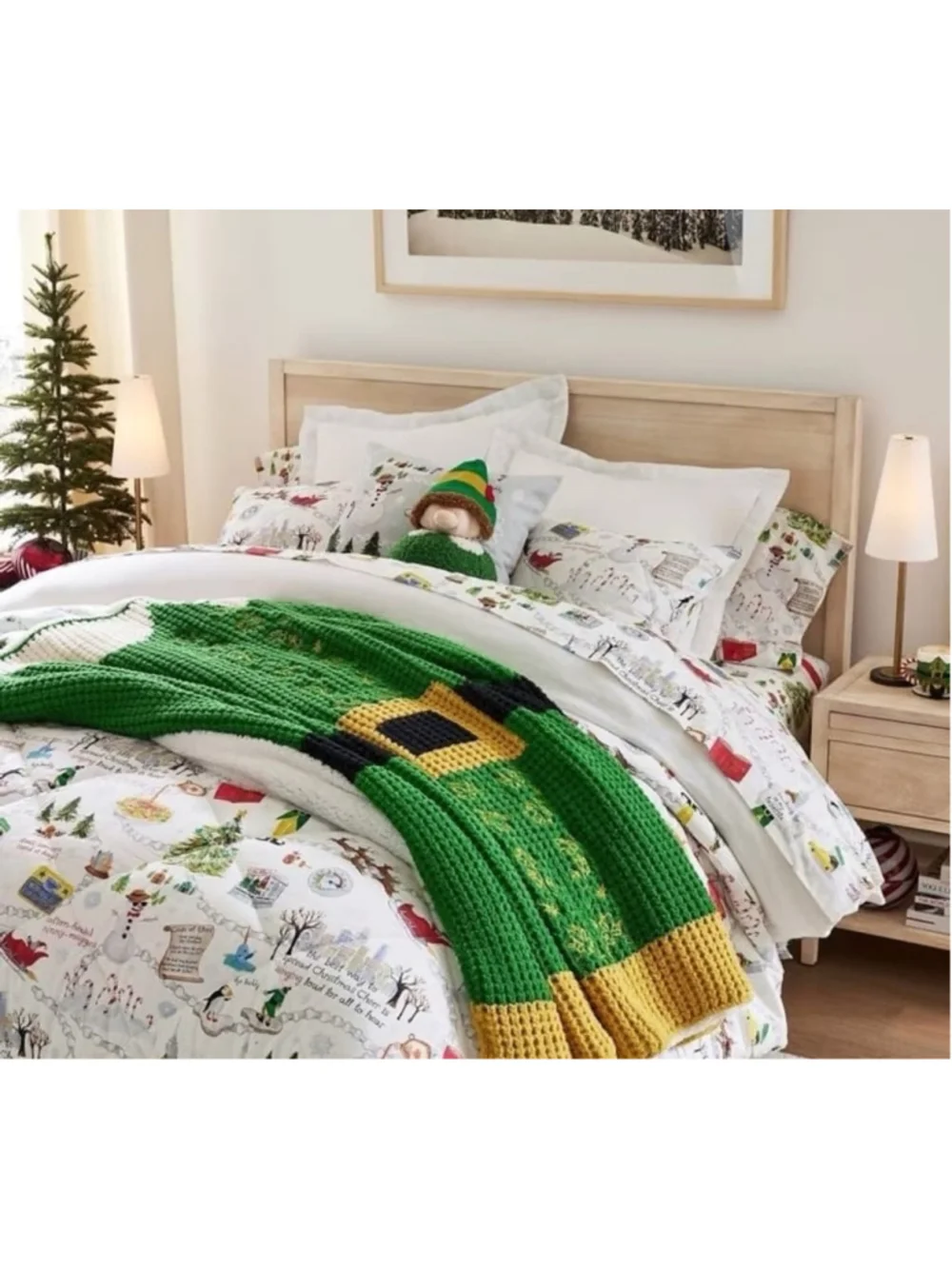 New Pottery Barn Elf™ Percale Queen Sheet Set